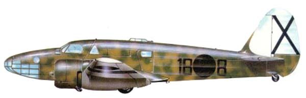 Ca.310 Libeccio avión militar