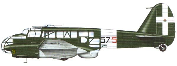 Ca.314 bombardero ligero italiano