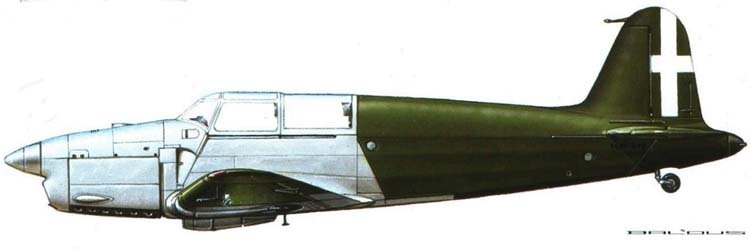Ca.355 Tuffo avión Caproni