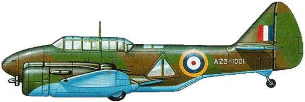 CA-4 Woomera prototipo de bombardero australiano