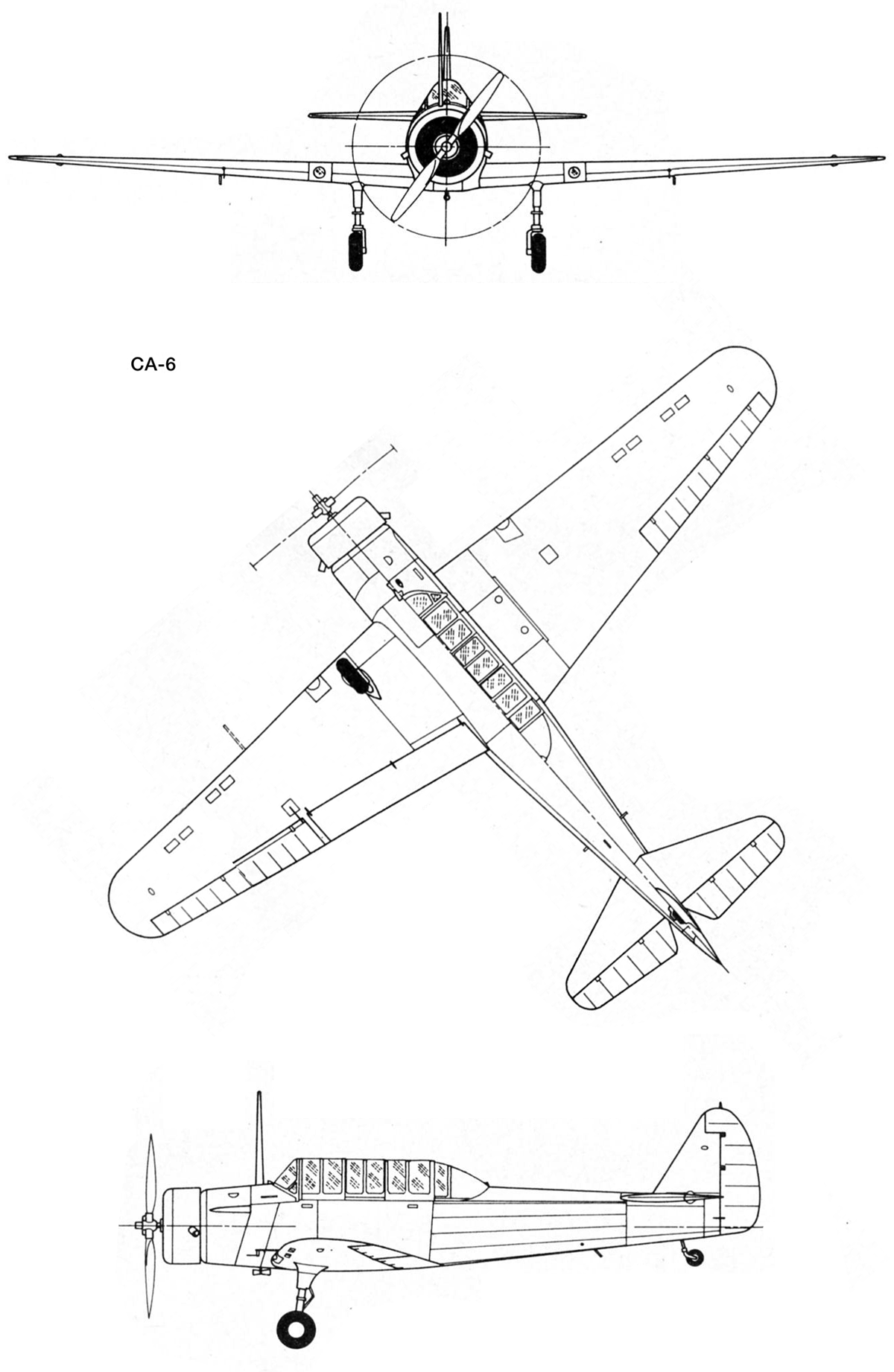 Avión de entrenamiento CAC CA-6 Wackett