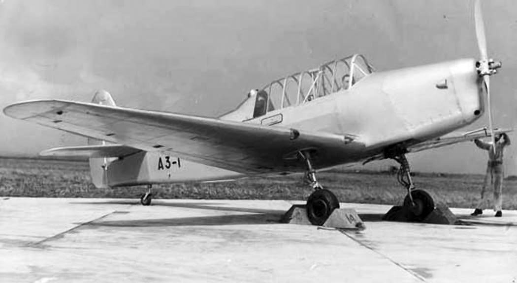 Avión de entrenamiento CAC CA-6 Wackett