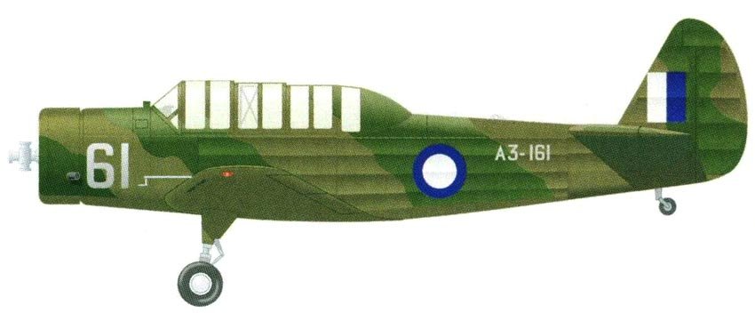 Avión de entrenamiento CAC CA-6 Wackett