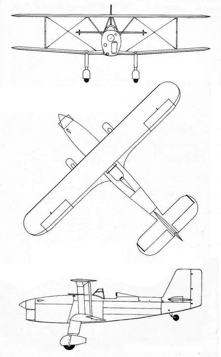 Caproni Ca.603 entrenador acrobático