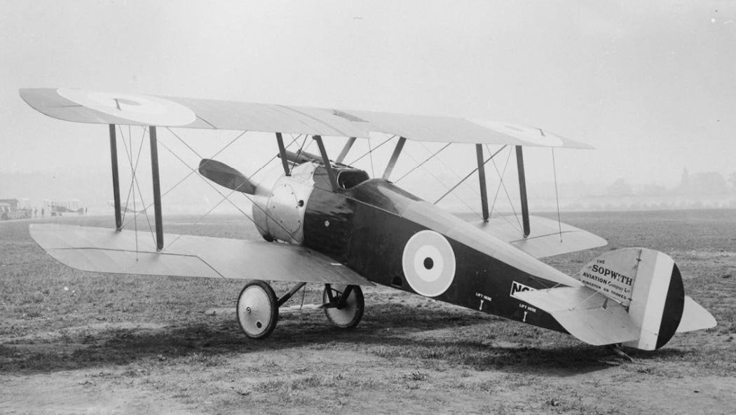 Sopwith F.1 Camel caza biplano