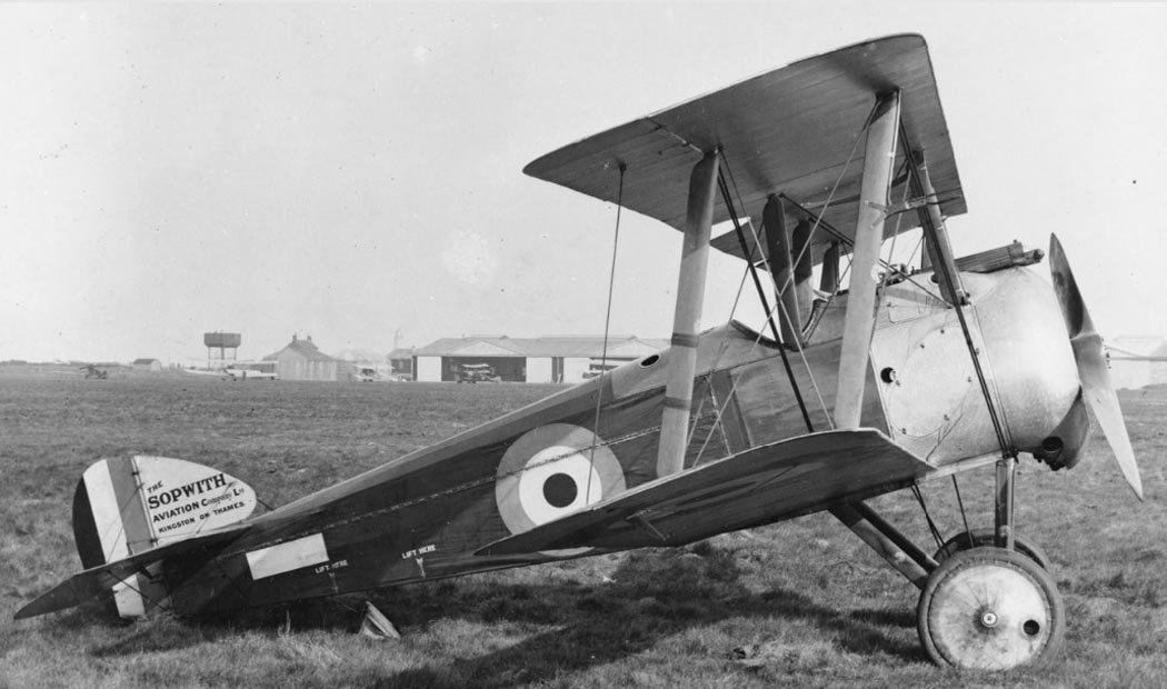 Sopwith F.1 Camel caza biplano