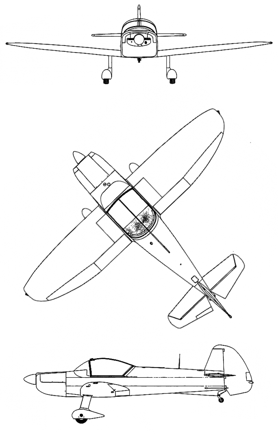 Mudry CAP.10 B avión acrobático