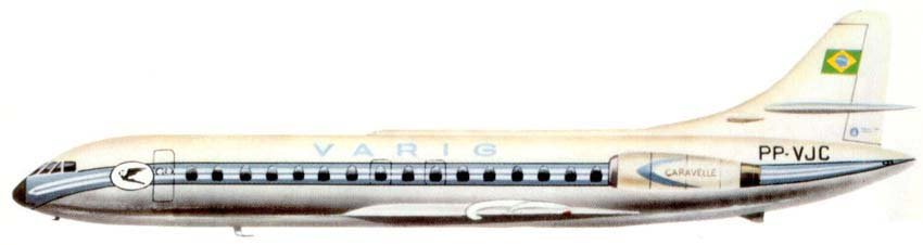 SE.210 Caravelle 1 avión