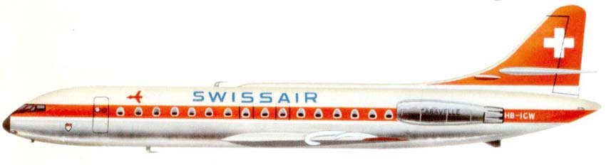 SE.210 Caravelle 1 avión