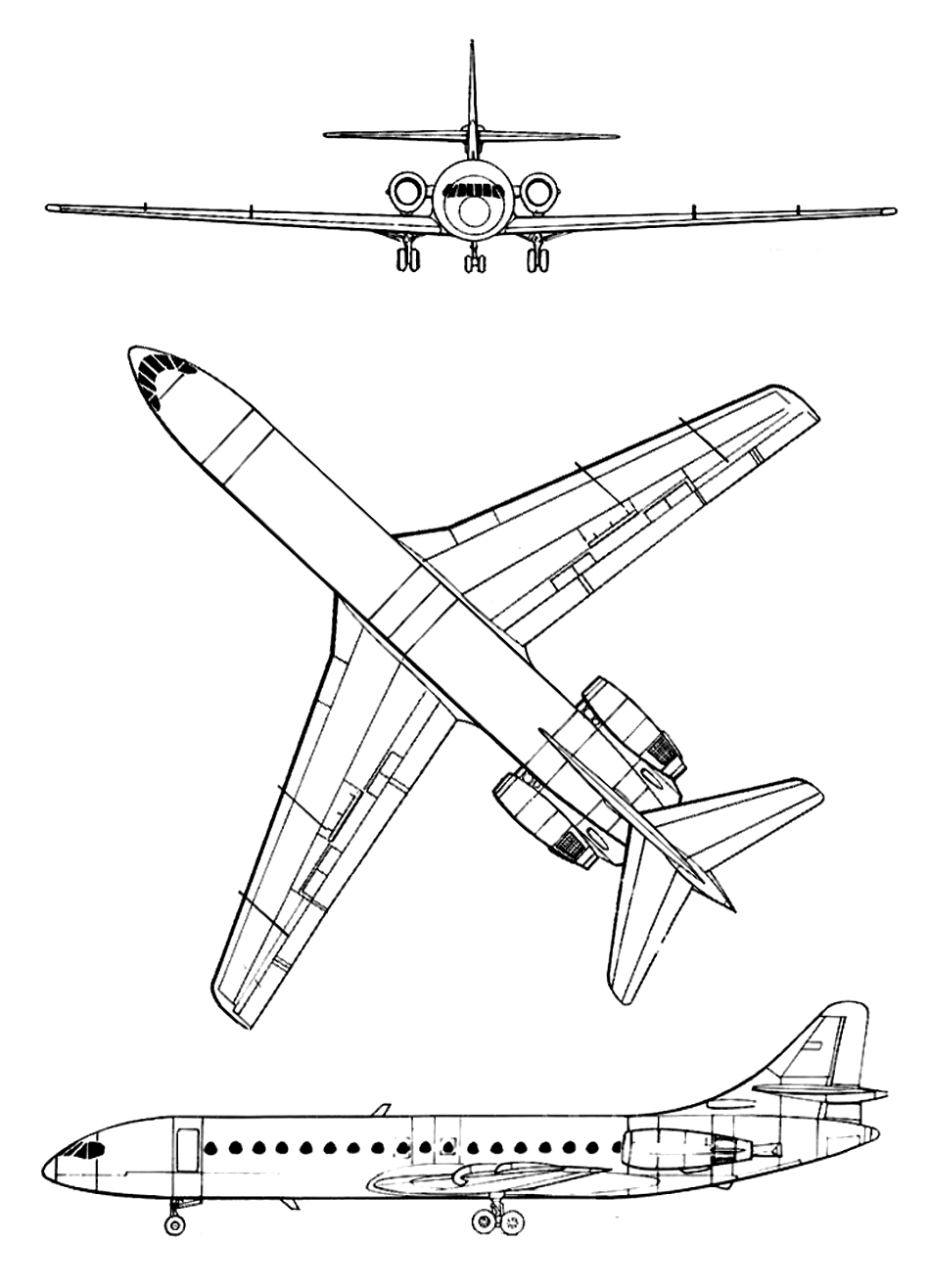 Caravelle 10(11) aircraft