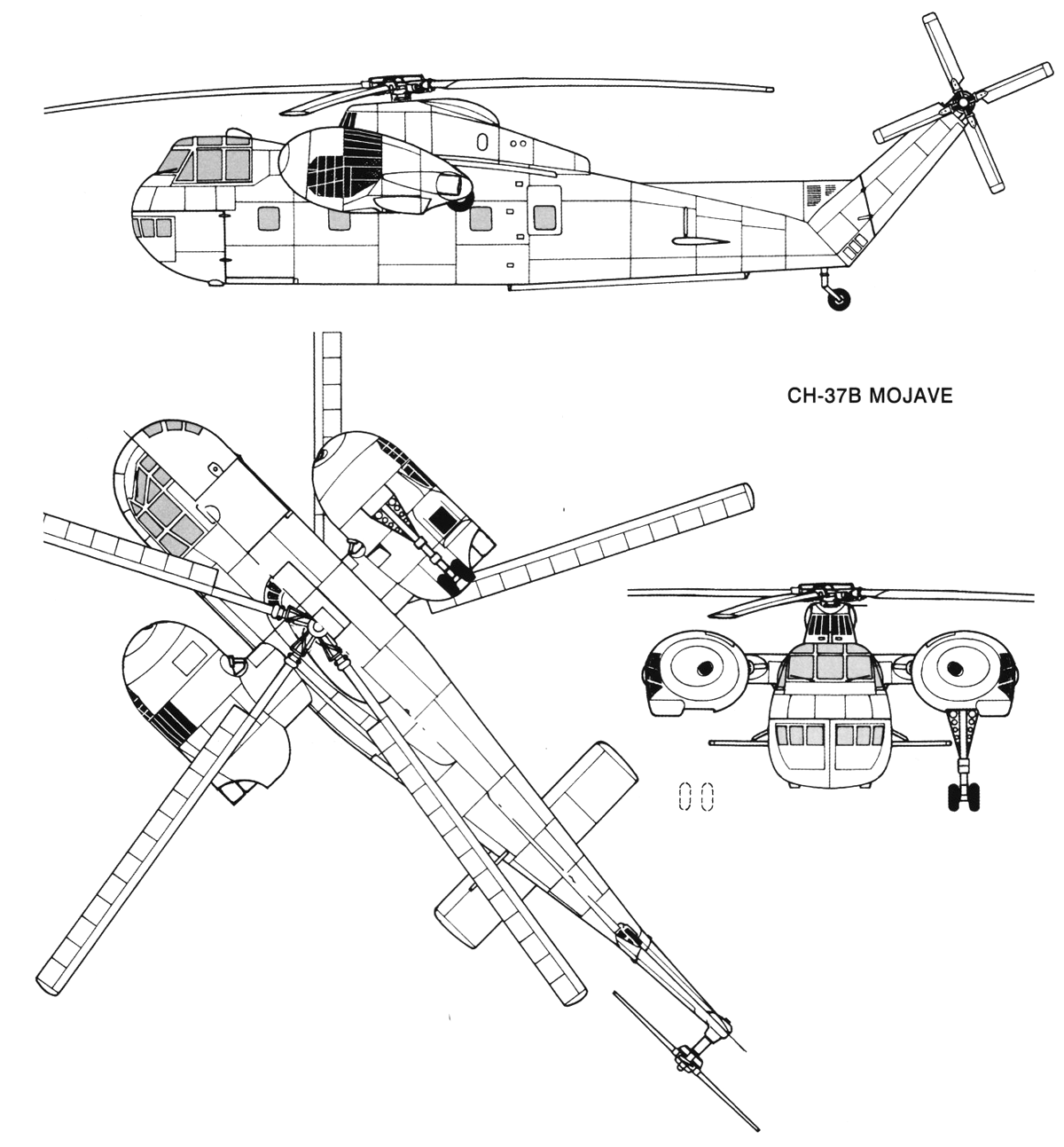 CH-37 Mojave helicopter