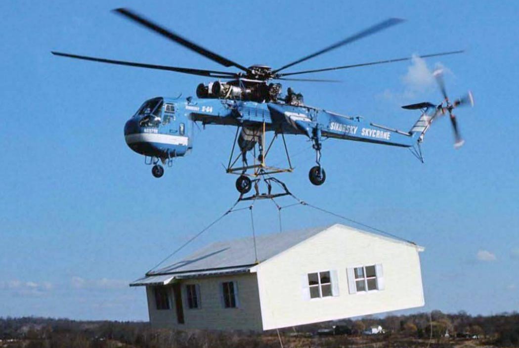 Sikorsky CH-54 Tarhe helicóptero grúa de carga pesada