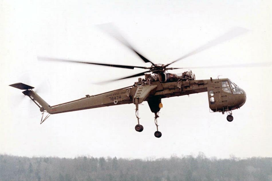 Sikorsky CH-54 Tarhe helicóptero grúa de carga pesada