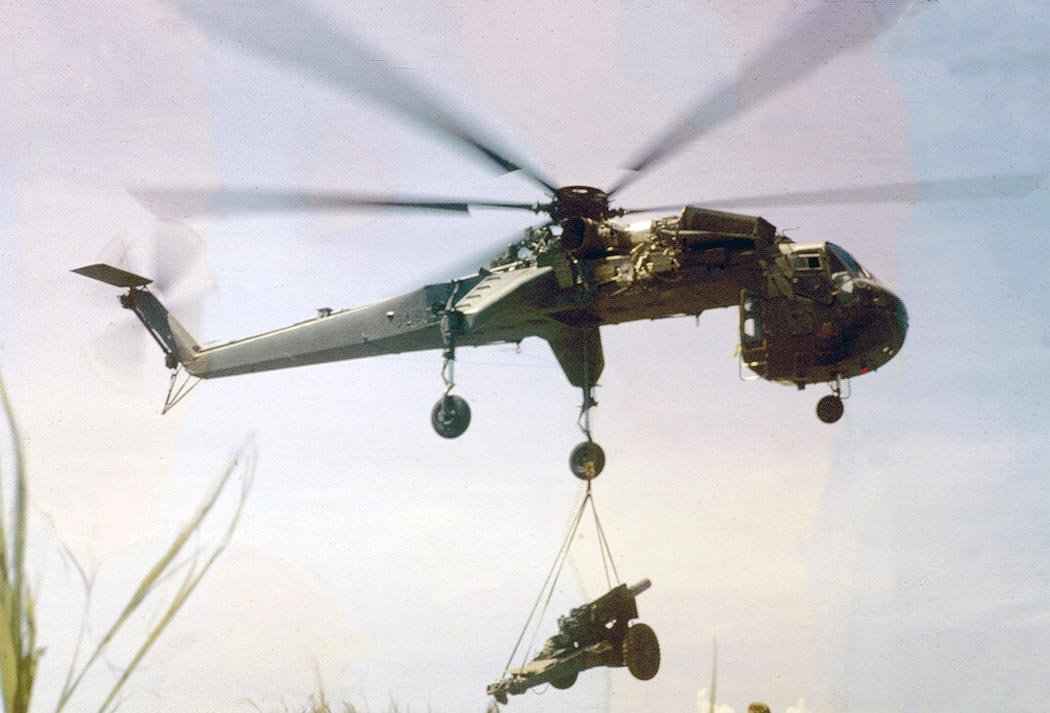 Sikorsky CH-54 Tarhe helicóptero grúa de carga pesada