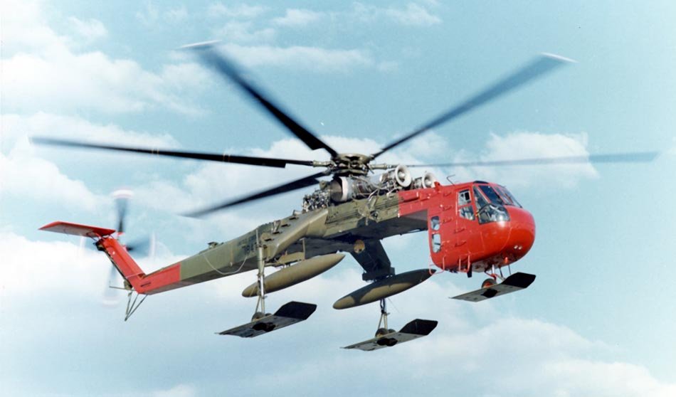 Sikorsky CH-54 Tarhe helicóptero grúa de carga pesada