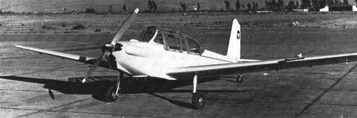 Chincol avión de entrenamiento