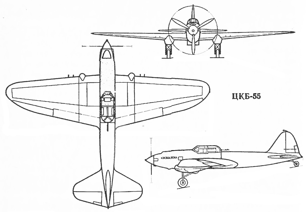 BSh-2 (TsKB-55) avión de ataque blindado