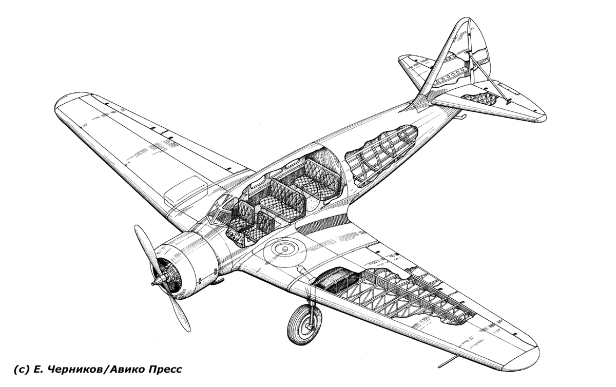 TsKB-6 proyecto de avión de pasajeros