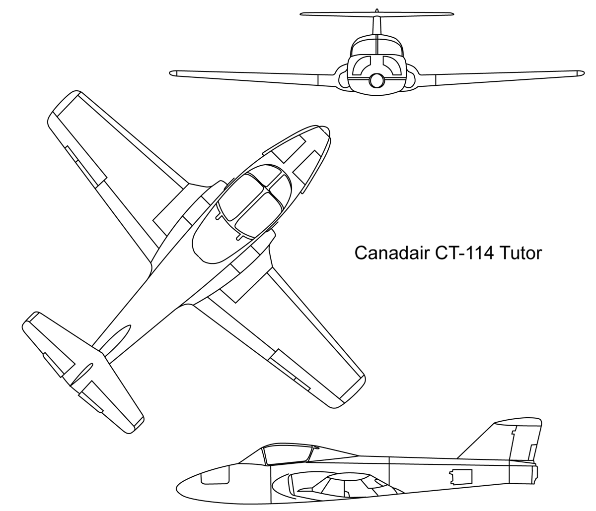 Canadair CL-41 Tutor avión de entrenamiento