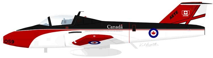 Canadair CL-41 Tutor avión de entrenamiento