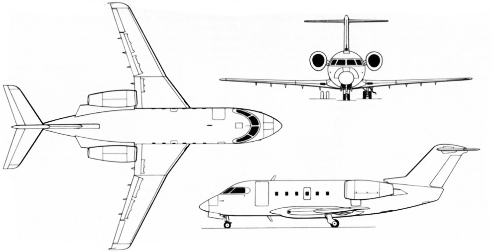 CL-600 Challenger avión de negocios
