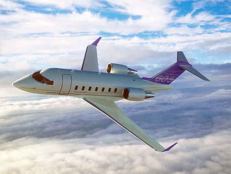 Challenger 605 business jet