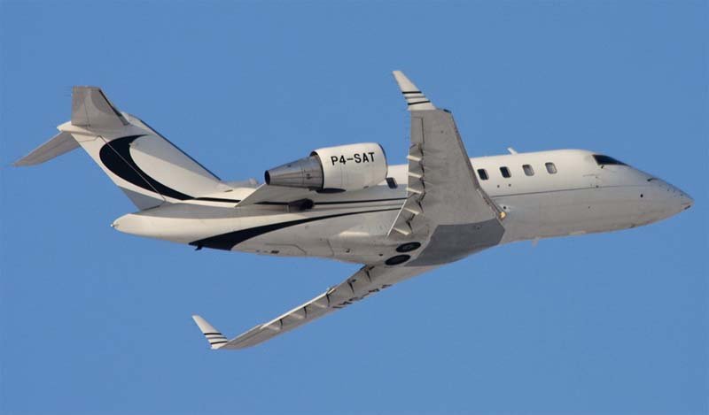 Challenger 605 business jet