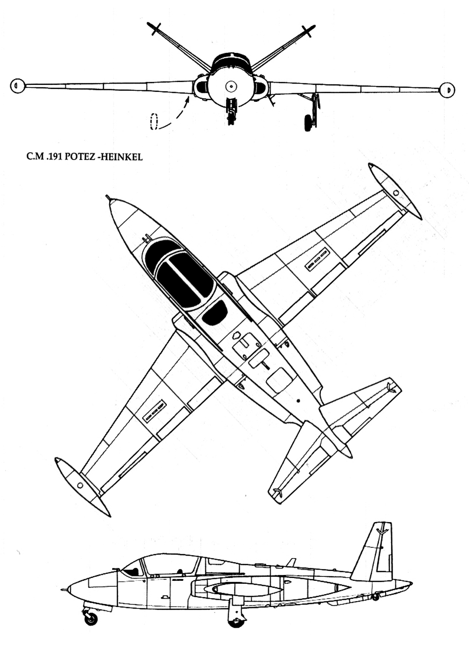 CM.191, avión de enlace y administrativo