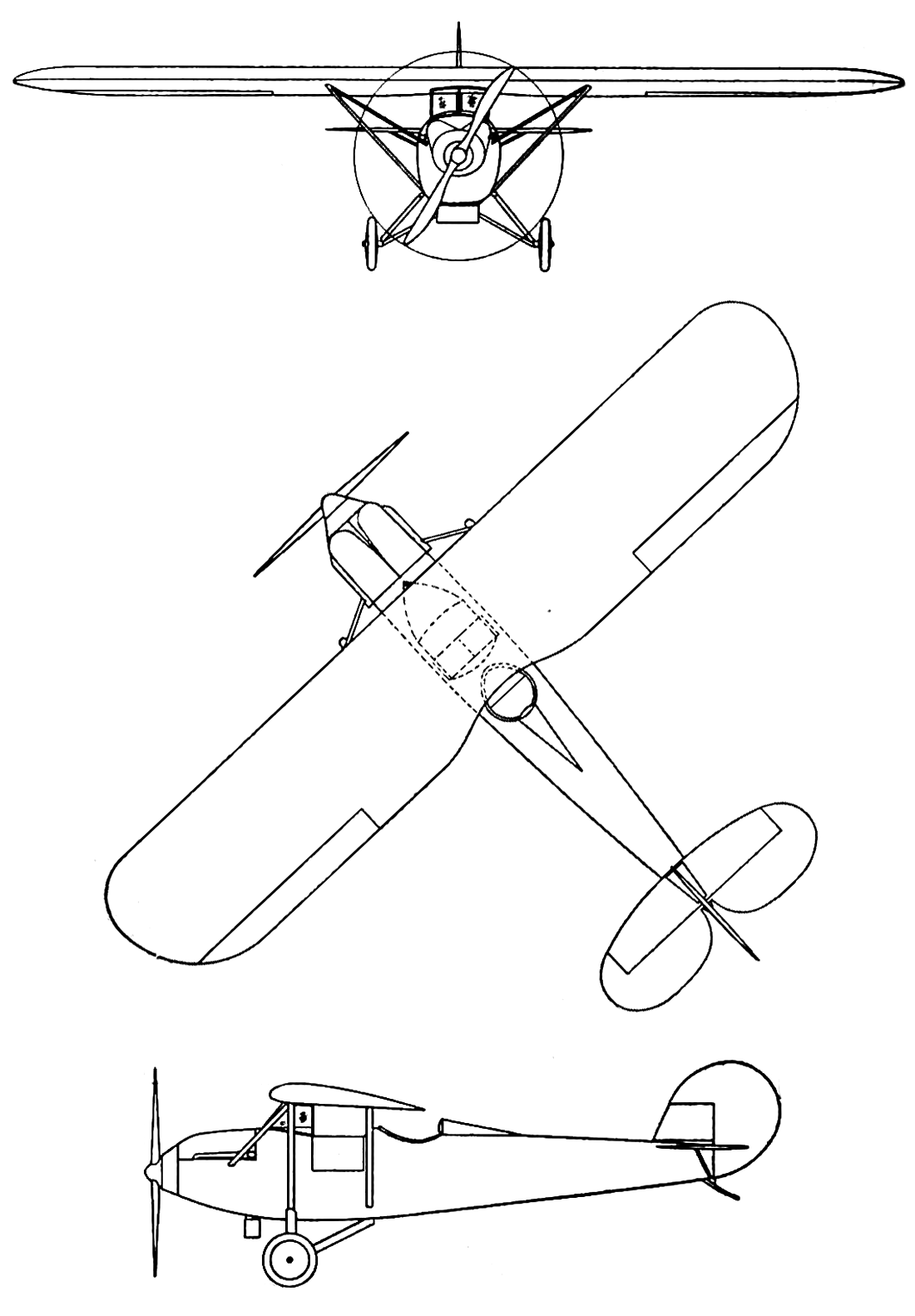 CM-4 avión ligero de ala parasol