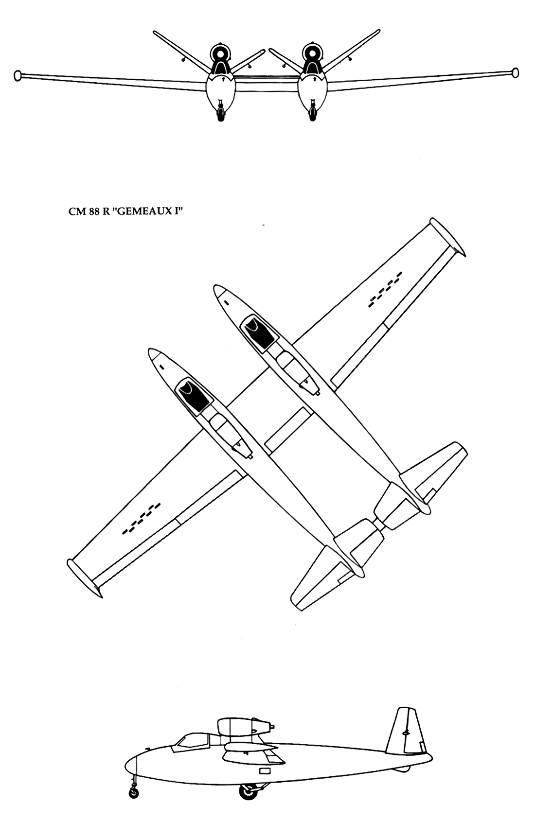 CM.88 Gemeaux experimental aircraft
