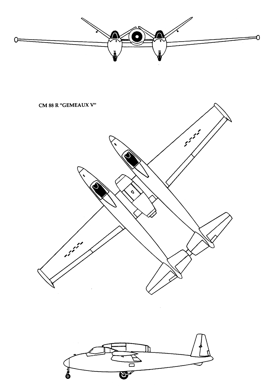 CM.88 Gemeaux experimental aircraft