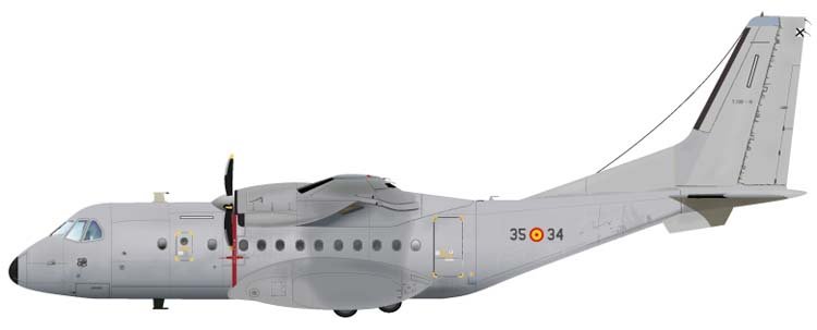 CASA CN-235, avión de transporte militar medio