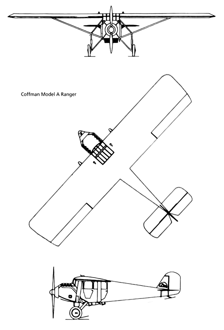 Coffman A Monoplane avión ligero monoplano