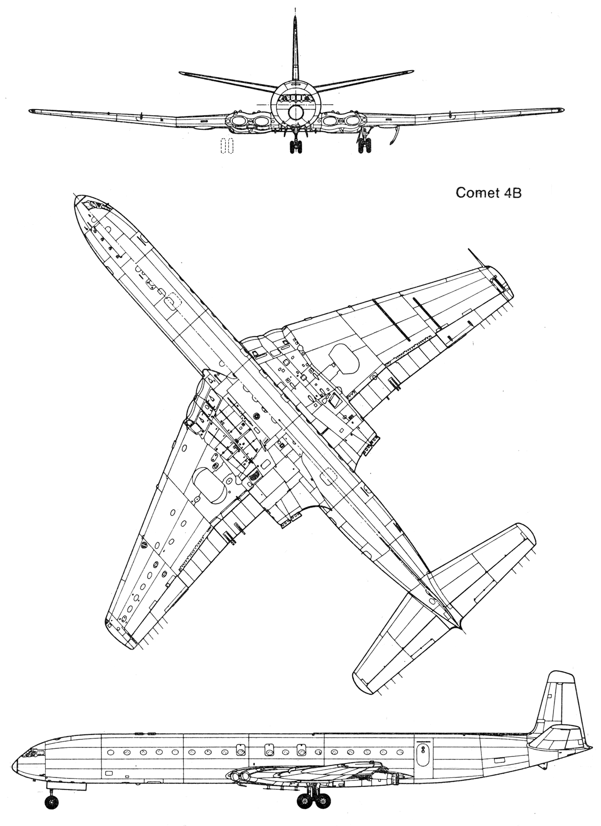 D.H.106 Comet jet airliner