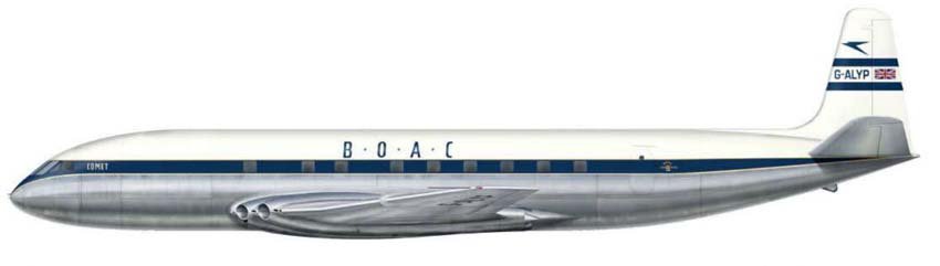 D.H.106 Comet jet airliner