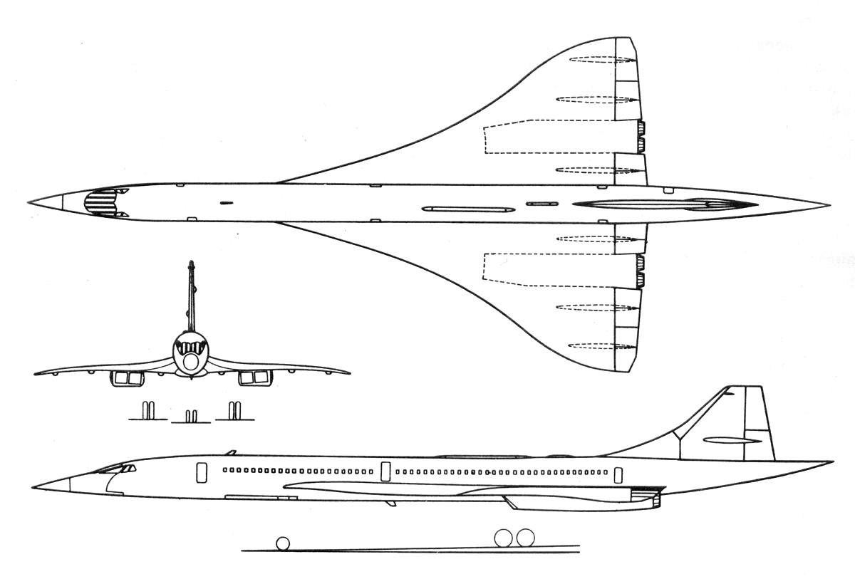Concorde avión supersónico de pasajeros