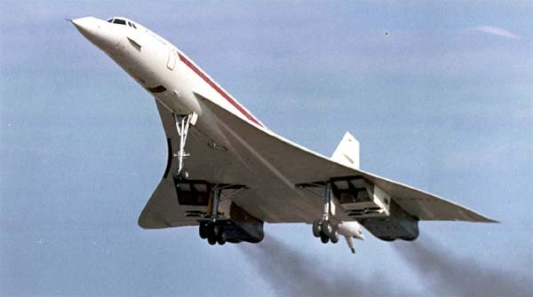 Concorde avión supersónico de pasajeros