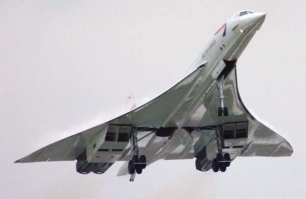 Concorde avión supersónico de pasajeros