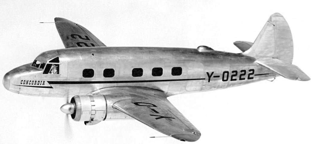 Concordia aircraft