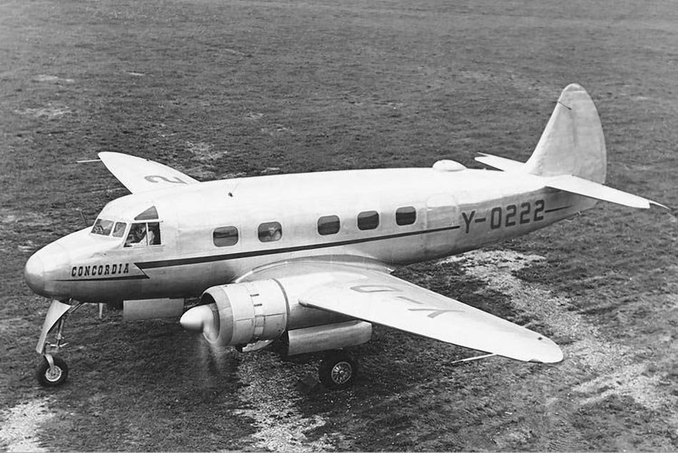 Concordia aircraft