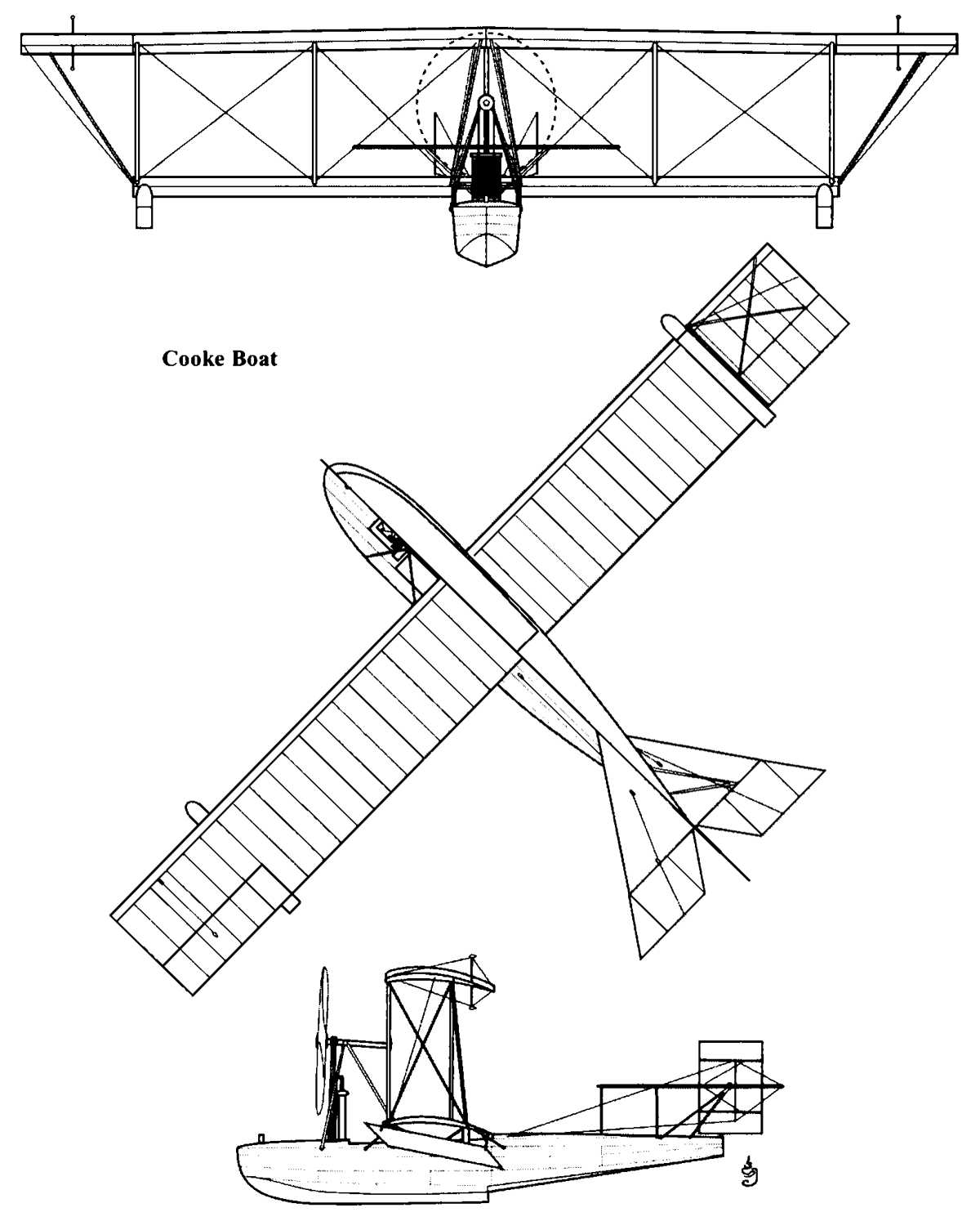 Cooke Tractor Flying Boat hidroavión