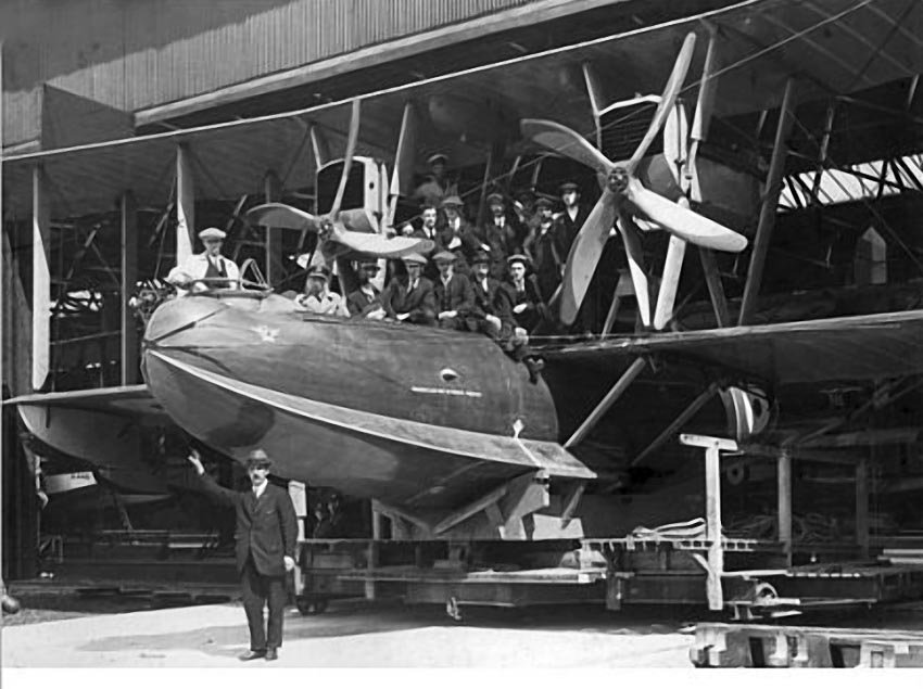 Cork flying boat