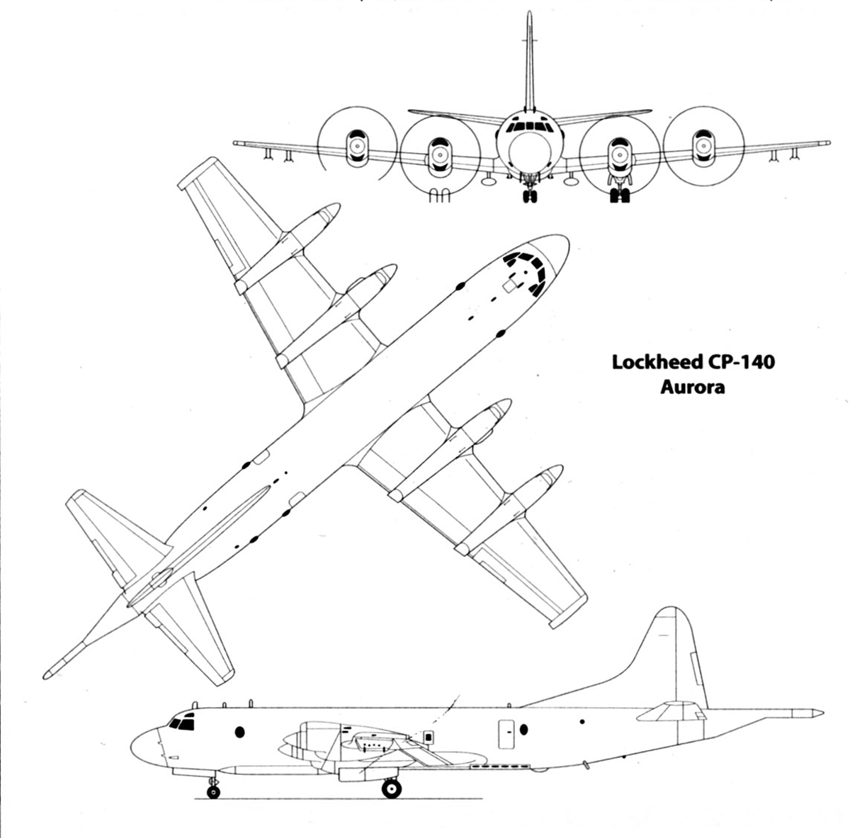 CP-140 Aurora avión de patrulla marítima