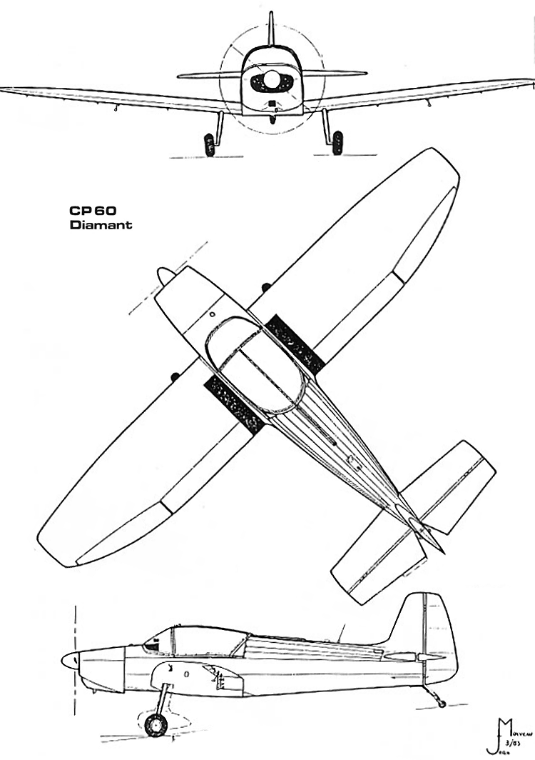 CP-60 Diamant, avión ligero polivalente